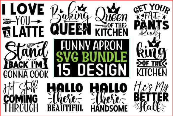 Funny Apron SVG Design Bundle Review